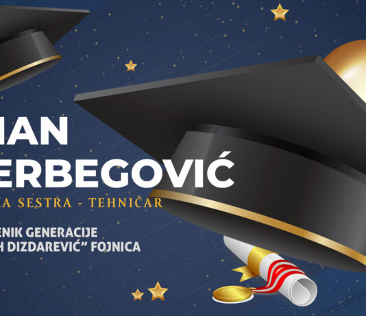 Ajman Omerbegović, učenik generacije