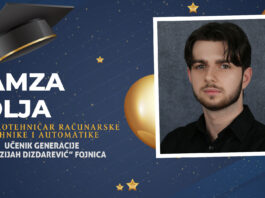 Hamza Žolja, učenik generacije