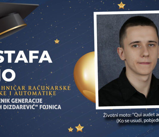 Mustafa Čeho, učenik generacije